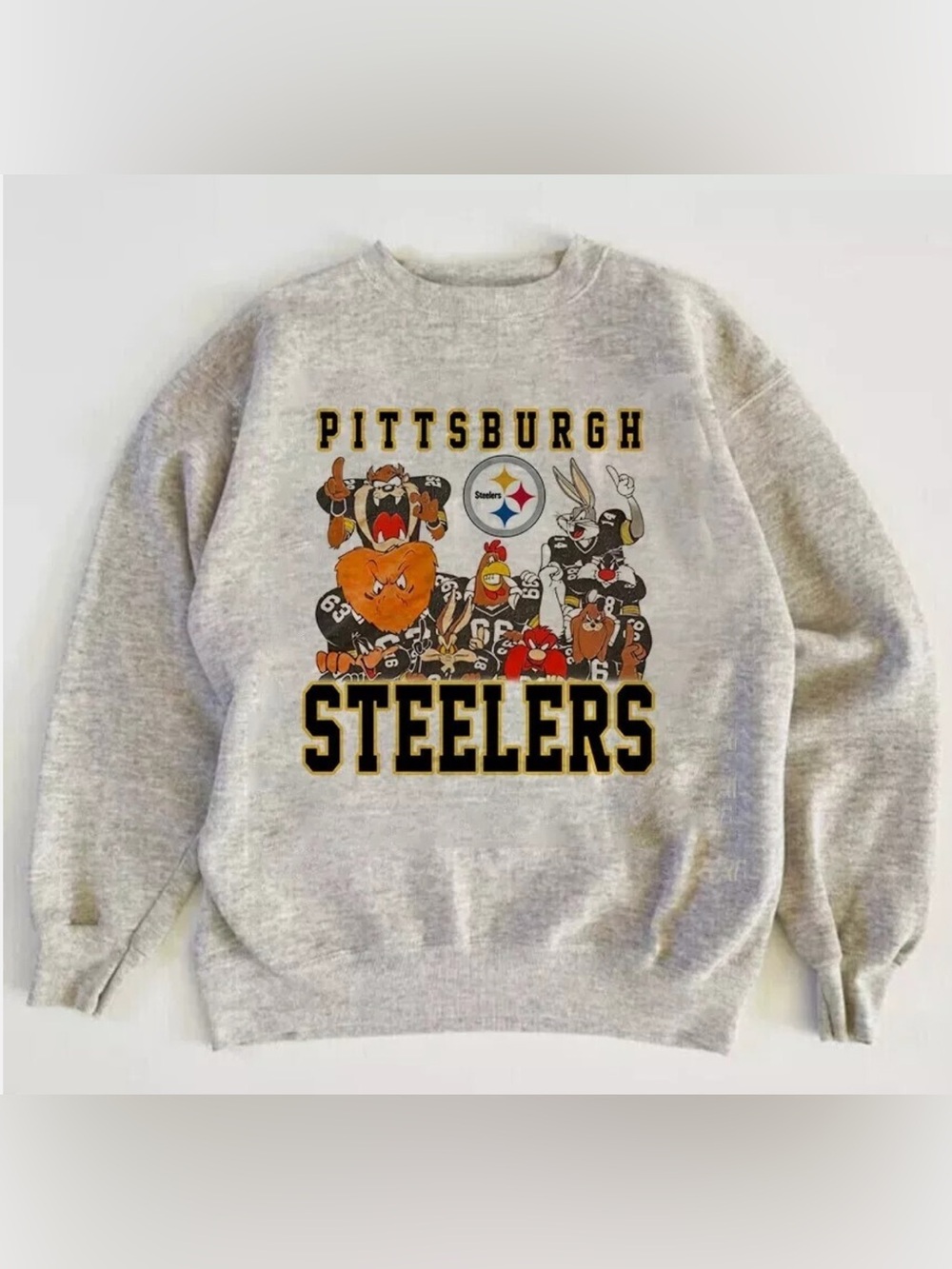 Pittsburgh Steelers NFL looney Tunes Unisex Sweatshirt
